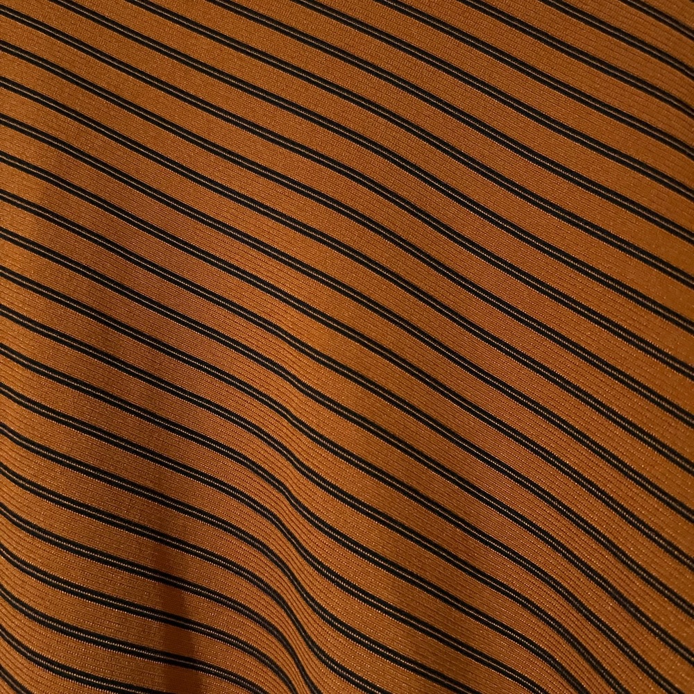 Zara Rust Orange Ruched Dress - Picture 7 of 8